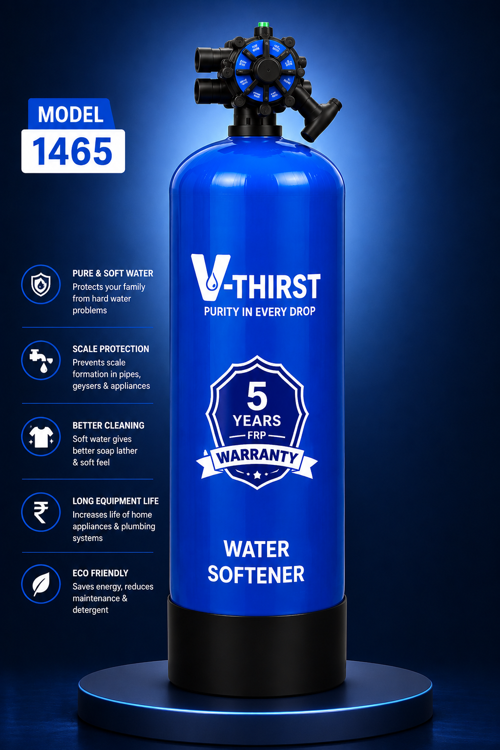 V-Thirst Water Softener 1465 (Manual)