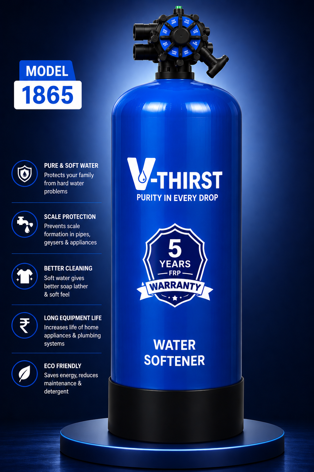 V-Thirst Water Softener 1865 (Manual)
