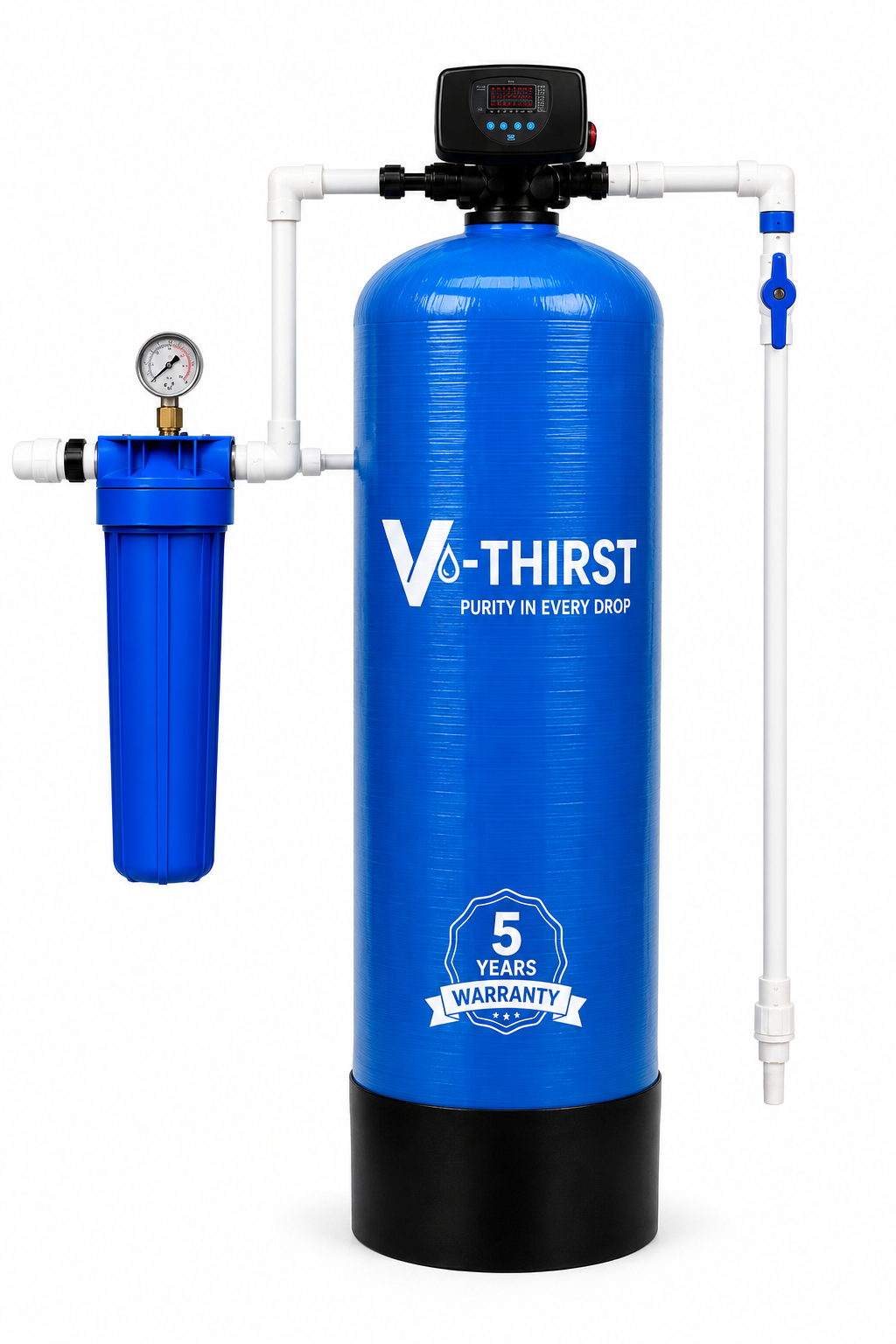 V-Thirst FRP Automatic Water Treatment Vessel 1865