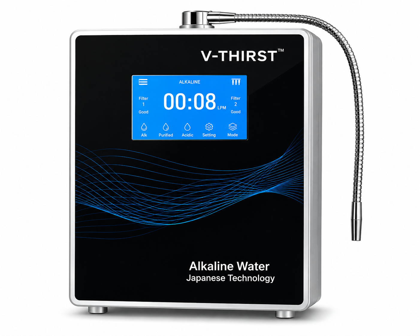 V-THIRST PS-Series Kenjan Alkaline Water Ionizer