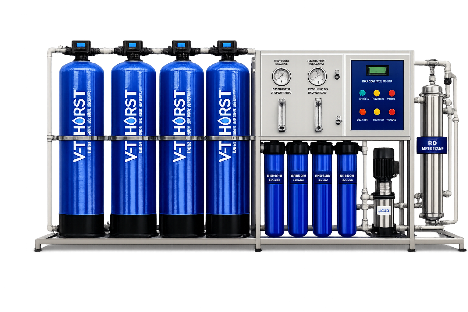 V-THIRST 4000 LPH Commercial RO Water Plant